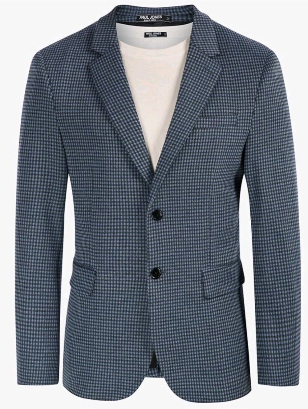 2xl Paul Jones Men' Herringbone Blazer Jacket Lightweight Casual Knit Sport Coat